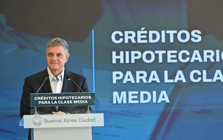 Jorge Macri presentó una línea de créditos hipotecarios para la clase media con tasa subsidiada