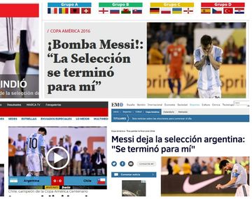 Mirá las repercusiones de la renuncia de Lionel Messi a la Selección argentina