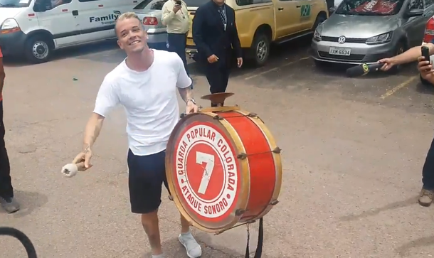 D´alessandro fue recibido por los hinchas del Inter