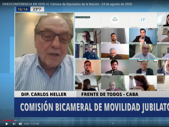 Diputados: reunión de la comisión bicameral de movilidad jubilatoria
