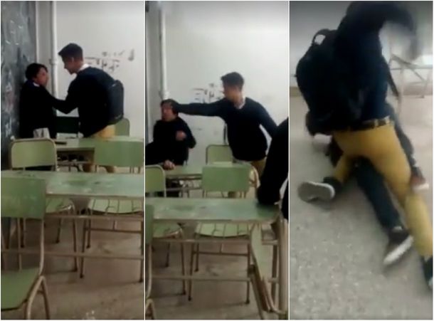 El alumno que agredió a otro en una escuela de Zárate no será sancionado: El video es una sensación