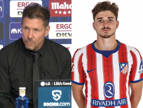 Muy respetuoso...: ¿Diego Simeone avaló los insultos de los hinchas de Atlético de Madrid a Julián Álvarez?
