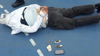 Así detuvieron a los barras de Racing Así detuvieron a los barras de Racing