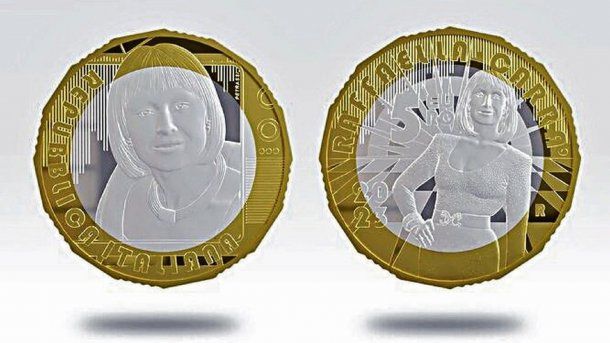Así se diseñó la moneda conmemorativa de Raffaella Carrà