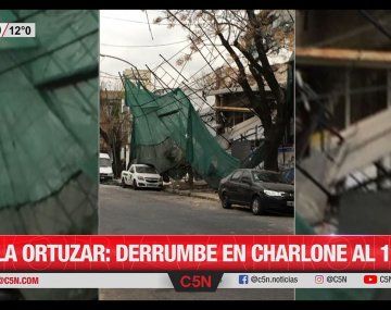 Derrumbe en Villa Ortúzar