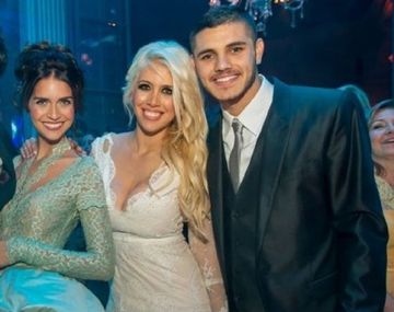 Mauro Icardi se desubicó con Zaira Nara