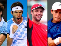 Pella, Mayer, Schwartzman y Zeballos, el equipo argentino Pella, Mayer, Schwartzman y Zeballos, el equipo argentino