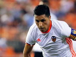 Enzo Pérez, capitán de Valencia Enzo Pérez, capitán de Valencia