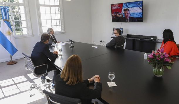 Alberto Fernández mantuvo una reunión con los directivos de Nissan Argentina y con Guy Rodríguez