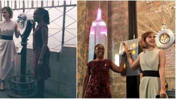 la accion de emma watson en nueva york por el dia de la mujer la accion de emma watson en nueva york por el dia de la mujer