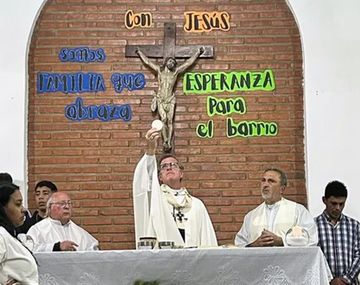 Arzobispo de Buenos Aires encabezando la Misa Crismal.