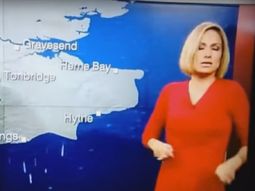 VIDEO: Una periodista de la BBC se desmaya al aire