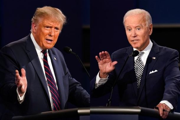 Donald Trump y  Joe Biden