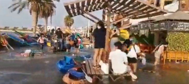 Tsunami fatal en Perú: dos mujeres murieron arrastradas por las olas