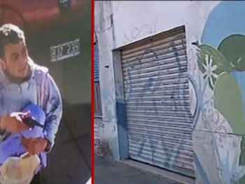 El colmo del multitasking: salió a robar con su hijo en brazos