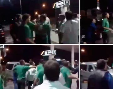 Caruso y otra pelea callejera: ahora se agarró con hinchas de Sarmiento