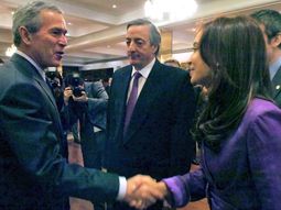 Bush y cristina