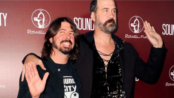 Dave Grohl y Novoselic juntos