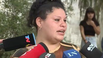 Lucía Cabrera, hermana del joven asesinado en los Carnavales de Mercedes. Lucía Cabrera, hermana del joven asesinado en los Carnavales de Mercedes.