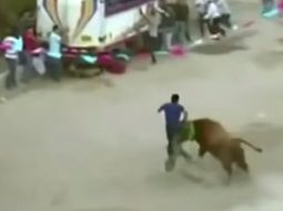 video: un toro hirio a seis personas durante un encierro video: un toro hirio a seis personas durante un encierro