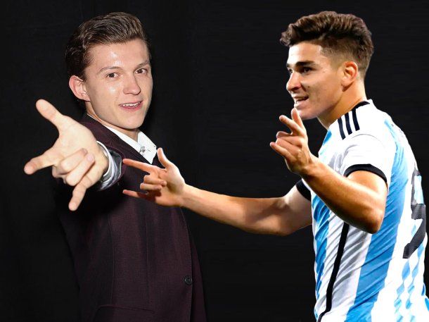 Tom Holland quiere conocer a Julián Álvarez: Me encantaría