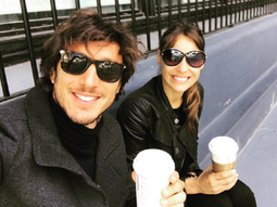 Pico Mónaco y Pampita, felices tras el retiro del tenista. Pico Mónaco y Pampita, felices tras el retiro del tenista.
