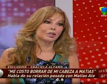 Graciela Alfano en Intrusos