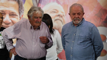El expresidente uruguayo José Mujica defendió la unidad sudamericana para romper las patentes de vacunas y medicamentos. El expresidente uruguayo José Mujica defendió la unidad sudamericana para romper las patentes de vacunas y medicamentos.