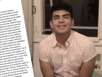 La carta de un jugador de rugby sobre el crimen de Fernando: Sí, fuimos nosotros