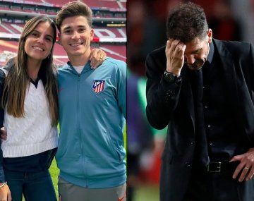 Aseguran que la pareja de Julián Álvarez está furiosa con el Cholo Simeone: qué pasó