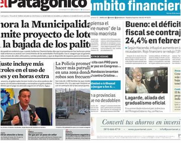 Tapas de diarios del viernes 16 de marzo de 2018