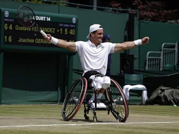 ¡Histórico! Gustavo Fernández se consagró campeón en Wimbledon de tenis adaptado