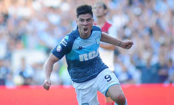 Jonatan Cristaldo en Racing - Crédito:&nbsp;@RacingClub&nbsp;