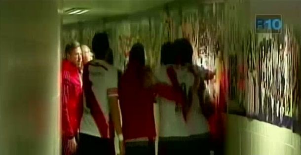 El que no salta abandonó, el grito en el festejo de los jugadores de River