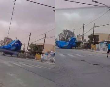 Se voló una pelopincho y apareció en medio de una avenida