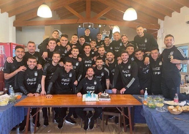 Lionel Messi cumplió años: así fueron los festejos en la concentración