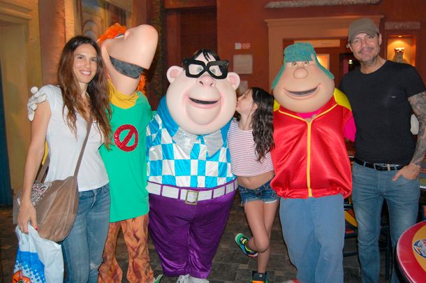 El reencuentro de Marcelo Tinelli y Paula Robles