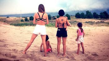 Marcela Kloosterboer y Agustina Cherri, juntas Marcela Kloosterboer y Agustina Cherri, juntas