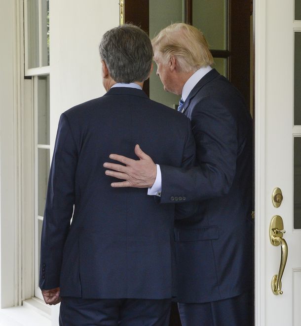 Mauricio Macri y Donald Trump en la Casa Blanca