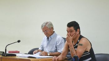 Nelson Aguilante en la audiencia en la que se le dictó la prisión preventiva Nelson Aguilante en la audiencia en la que se le dictó la prisión preventiva