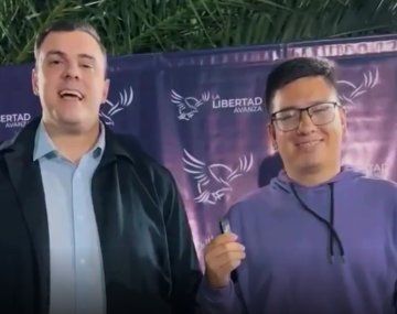 Daniel Parisini, el Gordo Dan, junto a Pablo López.