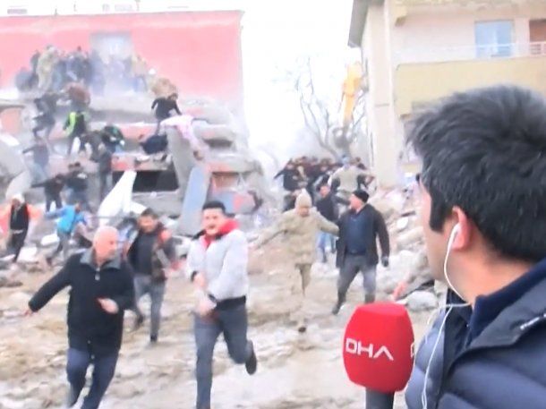 Video: así se vivió el segundo terremoto de Turquía en vivo en televisión