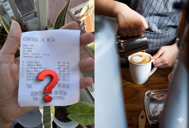 Ticket viral: : qué consumió una periodista que fue acompañada a un café de especialidad y decidió no ir más