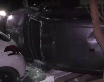 Choque y vuelco en Monte Castro dejó tres heridos