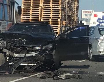 Caos en el tránsito: cortes y choques por la visita del vice de EE.UU.