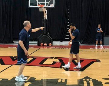 Básquet: Argentina se entrena en Las Vegas a la espera de Gabriel Deck