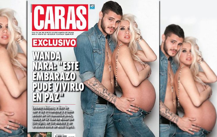Desnuda y embarazada: Wanda vuelve a seducir en una tapa