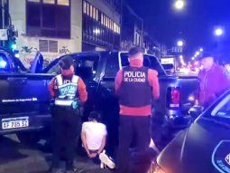 persecucion y choque en villa crespo: dos detenidos