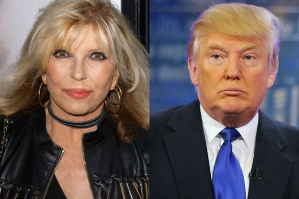 Nancy Sinatra y Donald Trump