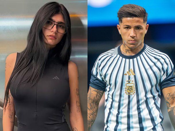Mia Khalifa y Enzo Fernandez